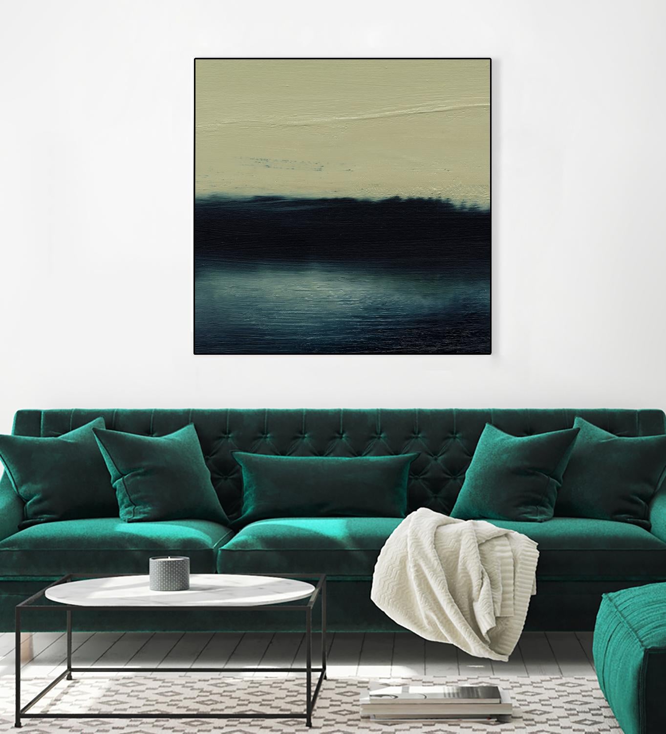 Water I by Sharon Gordon on GIANT ART - blue abstract