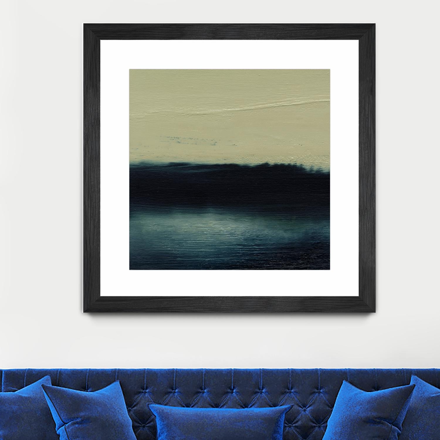 Water I by Sharon Gordon on GIANT ART - blue abstract