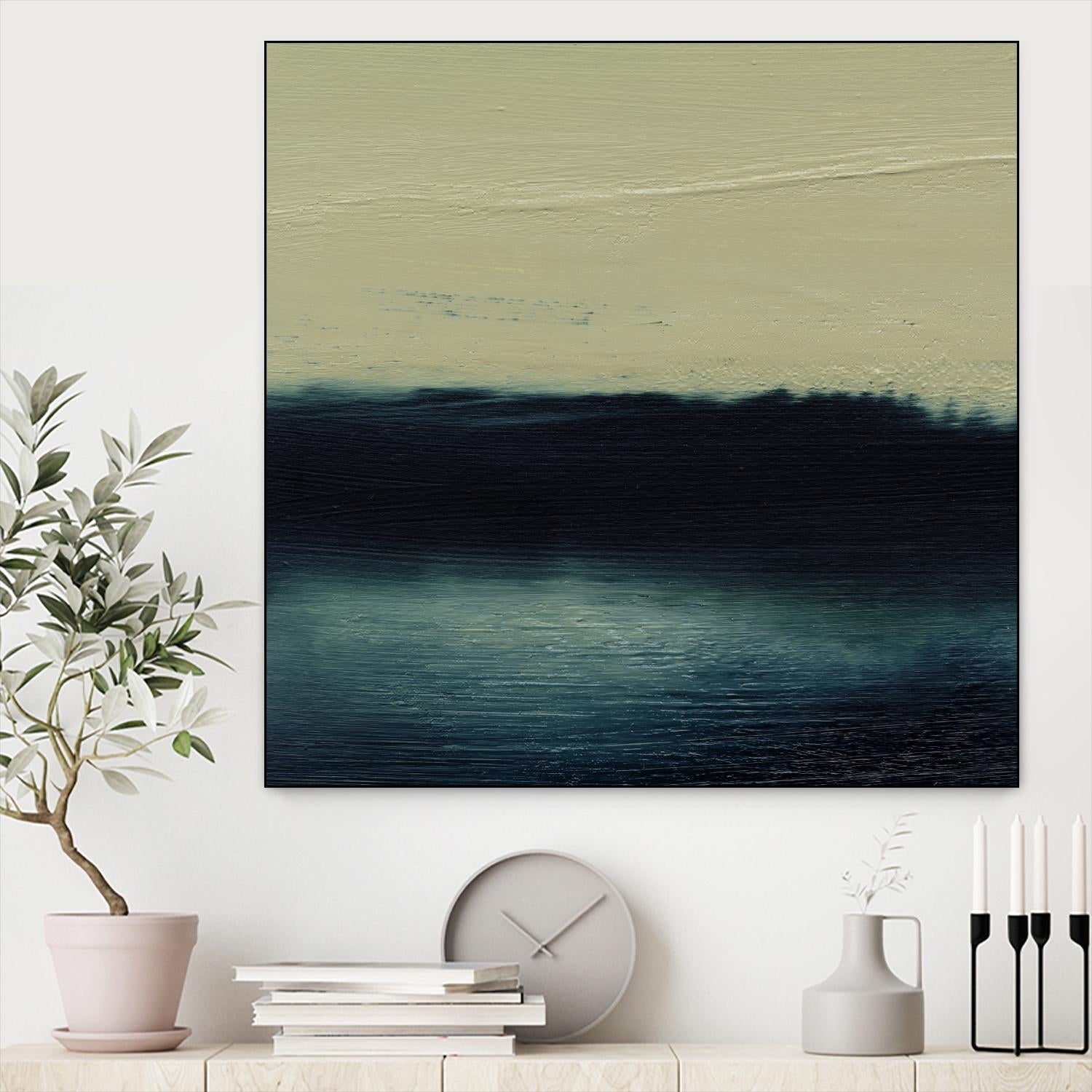 Water I by Sharon Gordon on GIANT ART - blue abstract