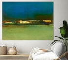 City Afar I by Sharon Gordon on GIANT ART - blue abstract