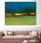 City Afar I by Sharon Gordon on GIANT ART - blue abstract