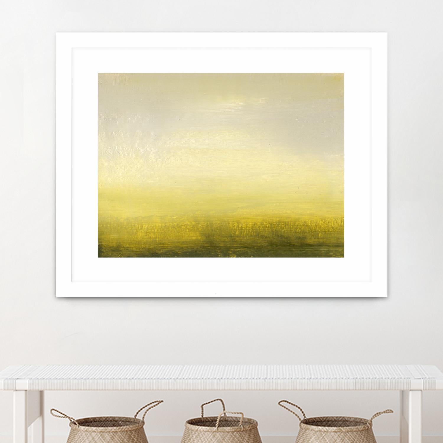 Low Country II by Sharon Gordon on GIANT ART - yellow abstract