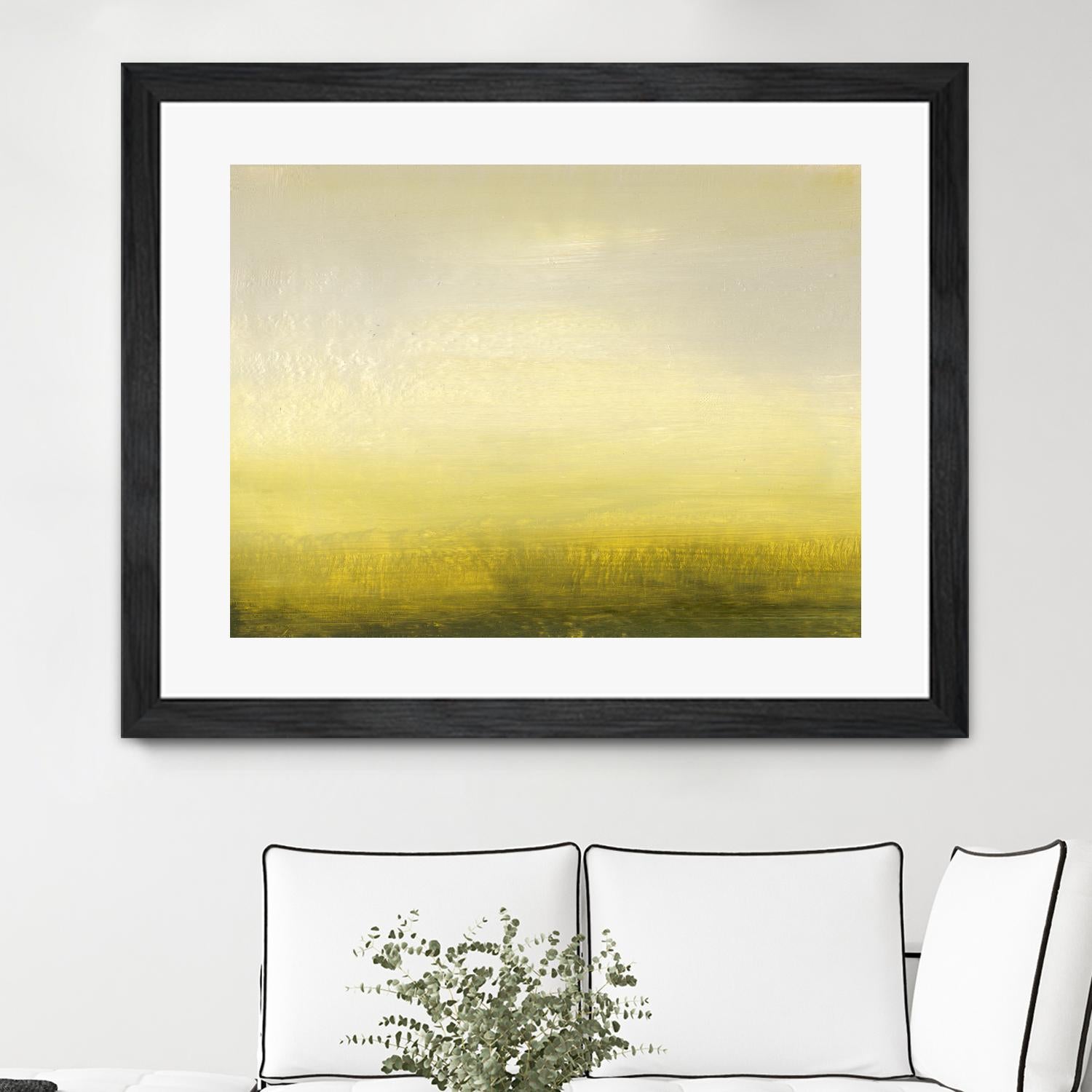 Low Country II by Sharon Gordon on GIANT ART - yellow abstract