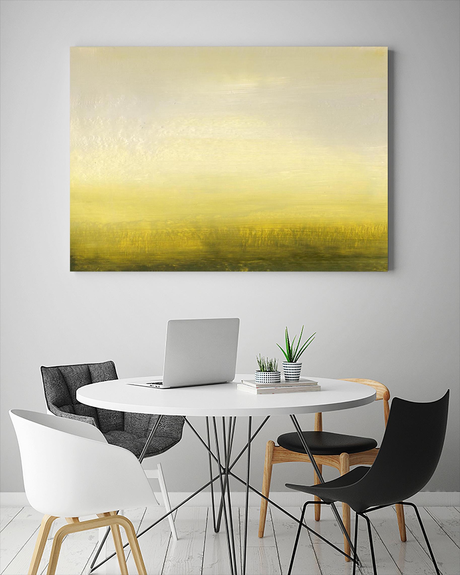 Low Country II by Sharon Gordon on GIANT ART - yellow abstract