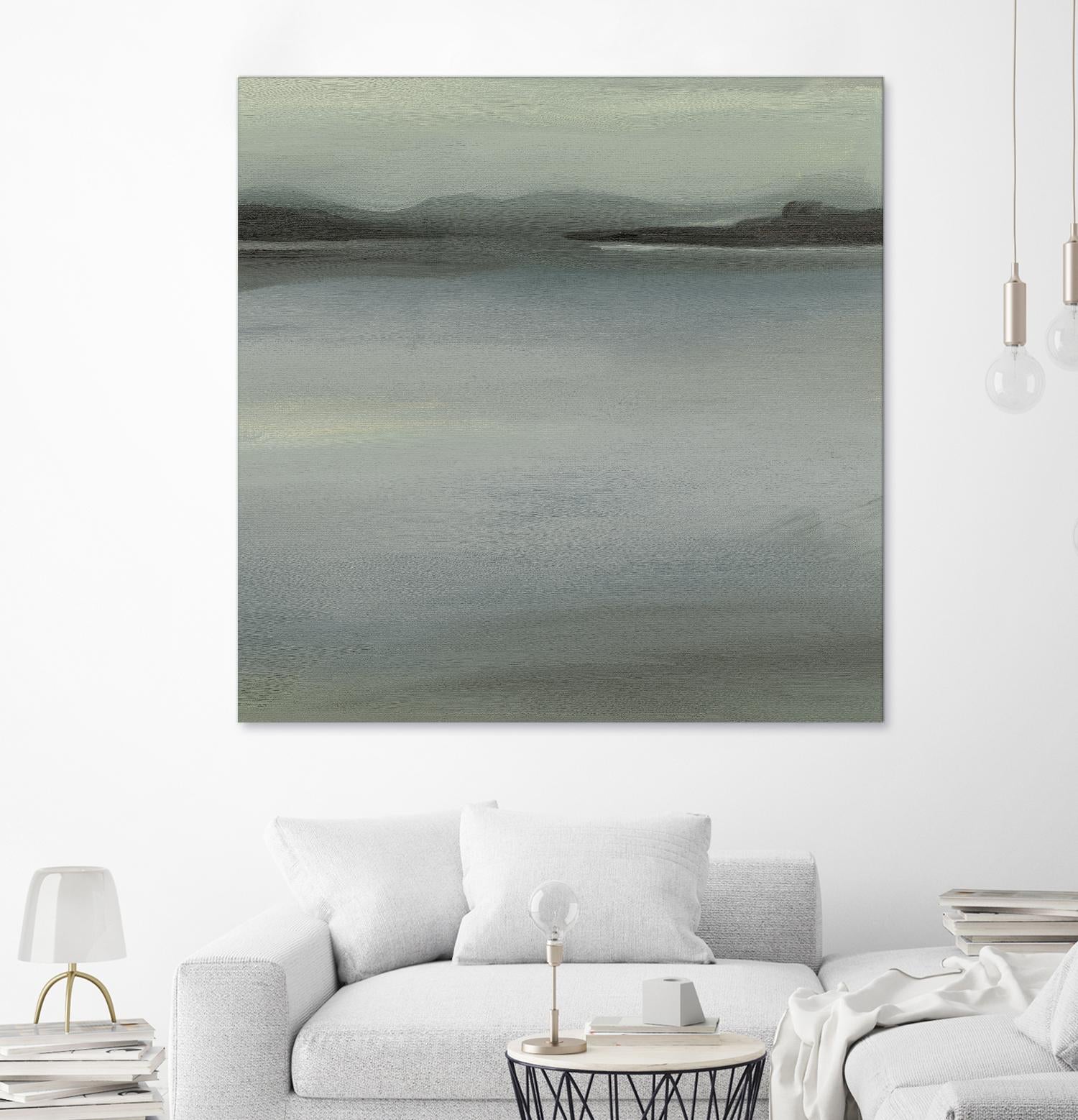 Abstract Horizon V by Ethan Harper on GIANT ART - blue abstract