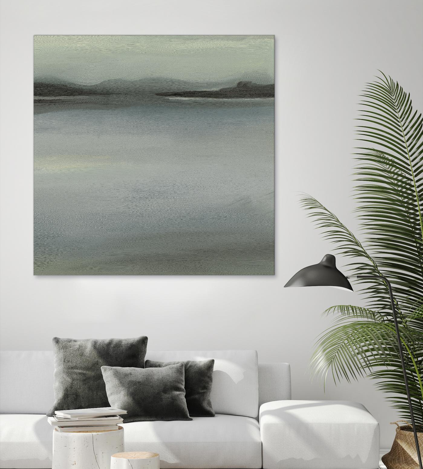 Abstract Horizon V by Ethan Harper on GIANT ART - blue abstract