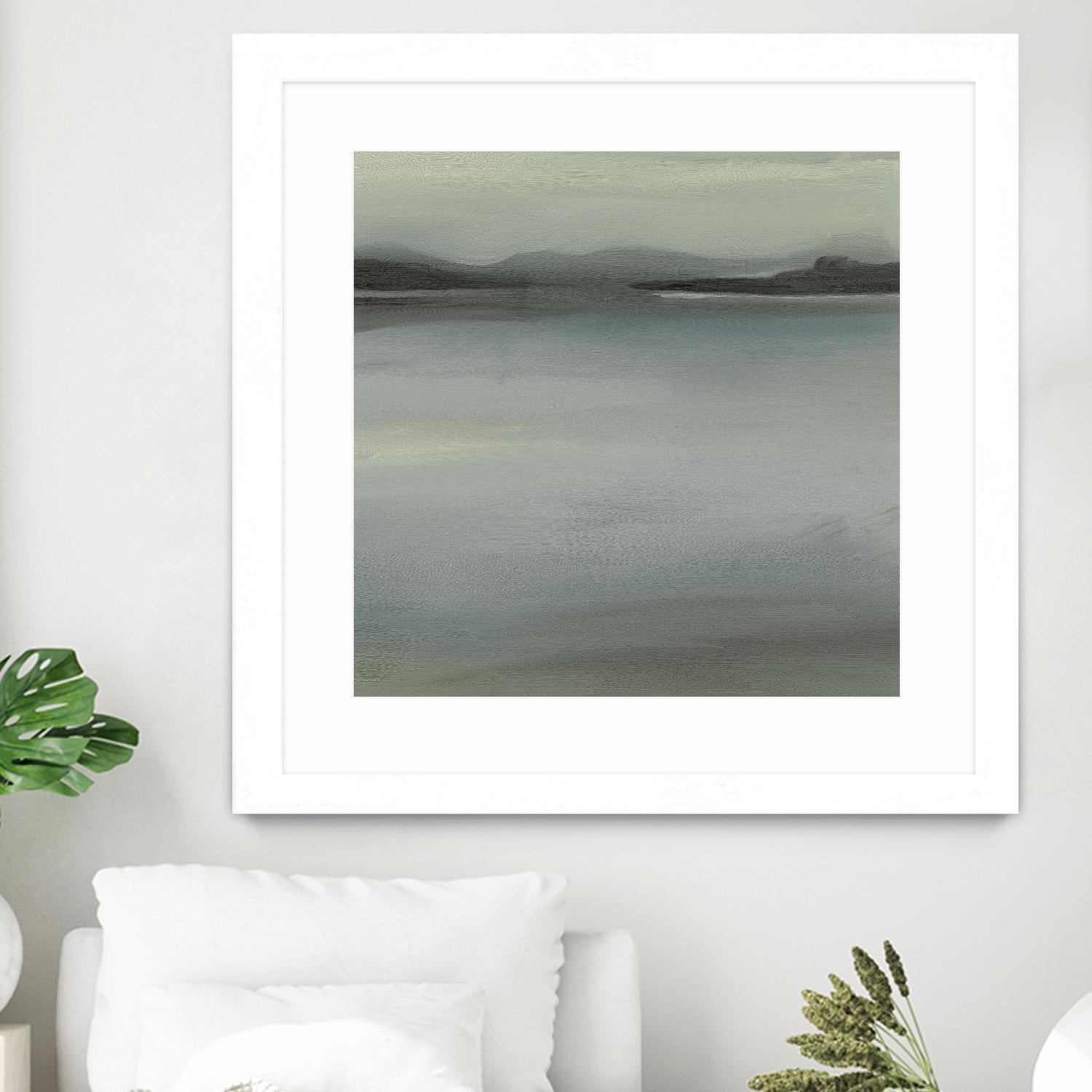 Abstract Horizon V by Ethan Harper on GIANT ART - blue abstract