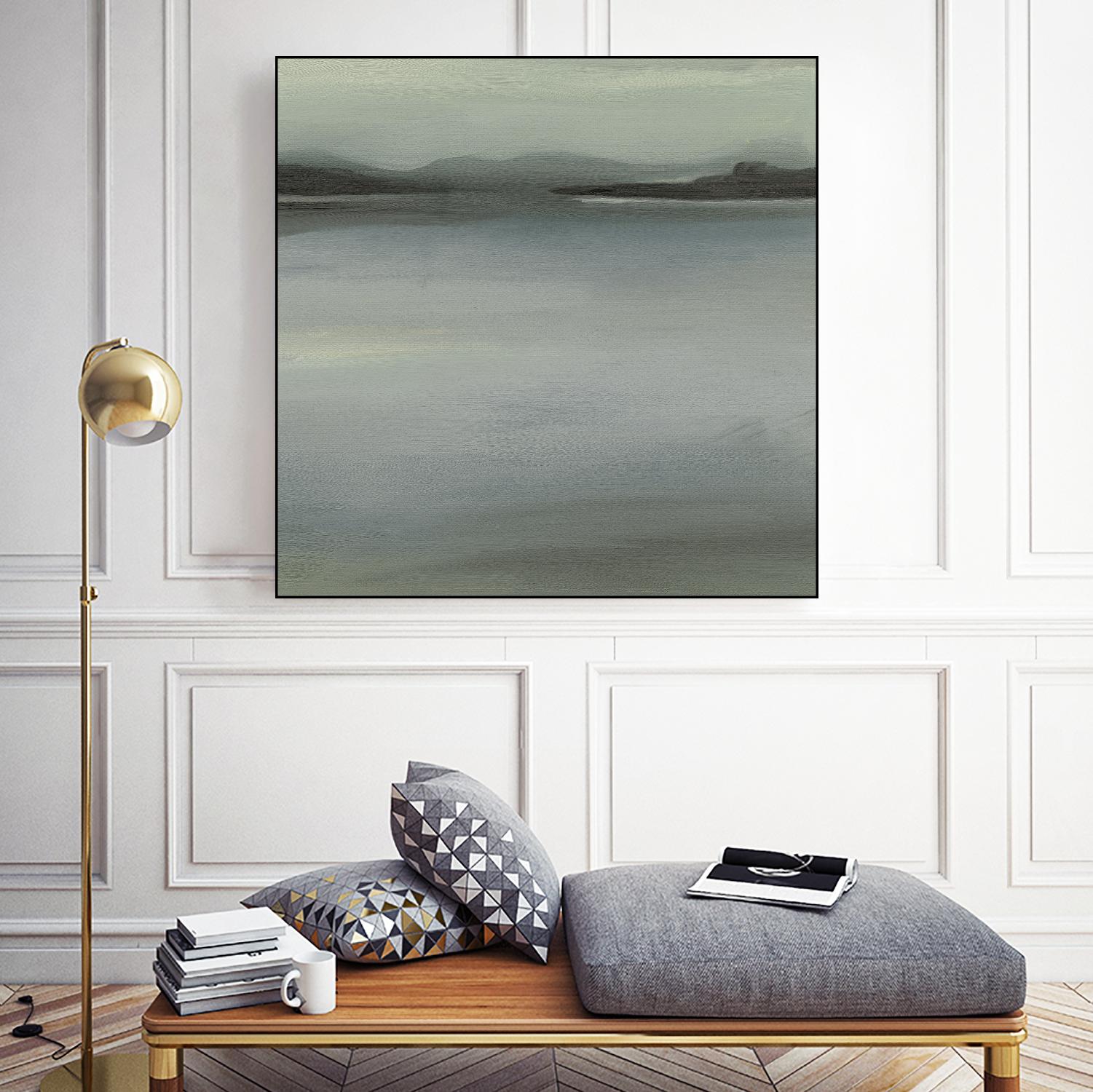 Abstract Horizon V by Ethan Harper on GIANT ART - blue abstract