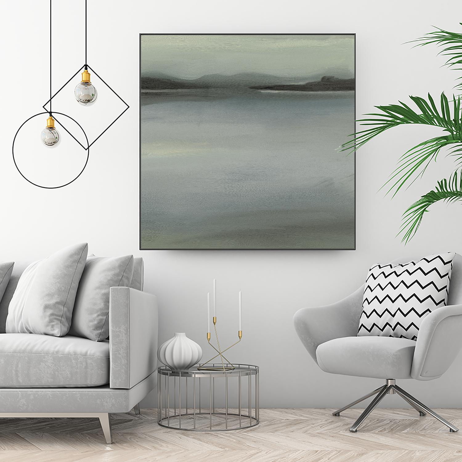 Abstract Horizon V by Ethan Harper on GIANT ART - blue abstract