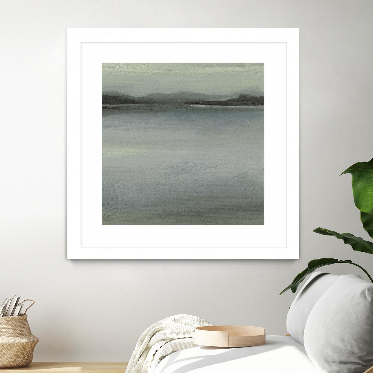 Abstract Horizon V by Ethan Harper on GIANT ART - blue abstract