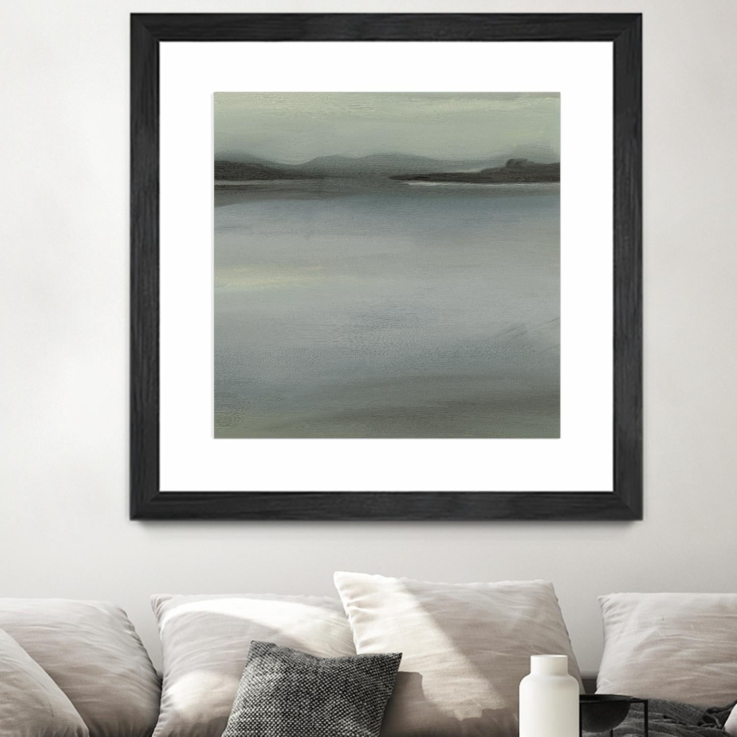 Abstract Horizon V by Ethan Harper on GIANT ART - blue abstract