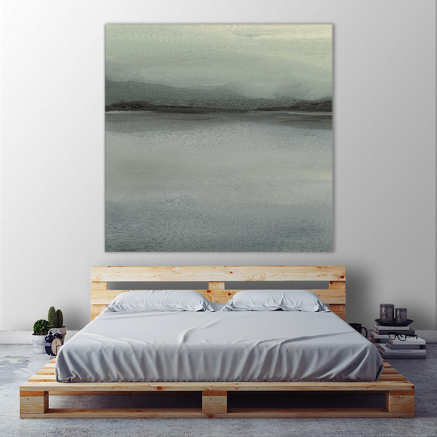 Abstract Horizon VI by Ethan Harper on GIANT ART - blue abstract