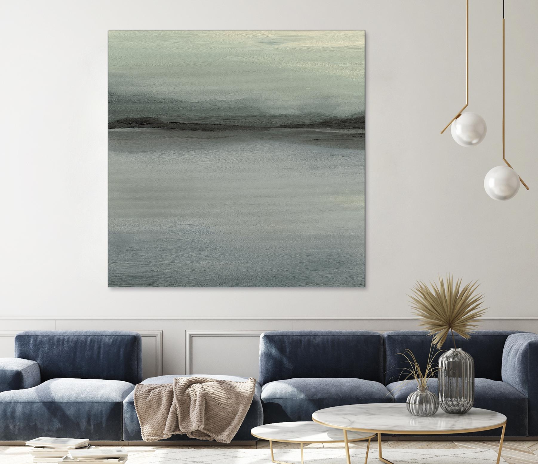 Abstract Horizon VI by Ethan Harper on GIANT ART - blue abstract