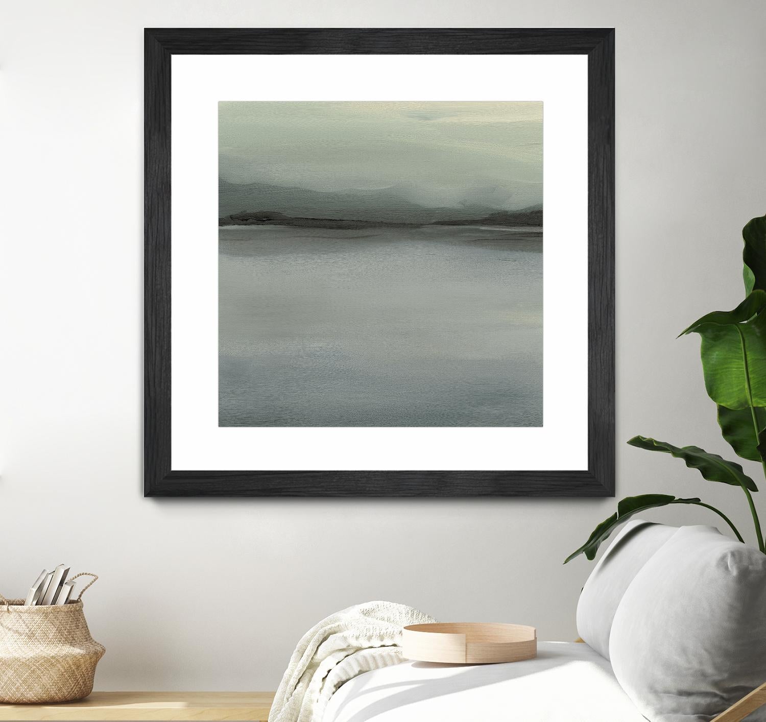 Abstract Horizon VI by Ethan Harper on GIANT ART - blue abstract