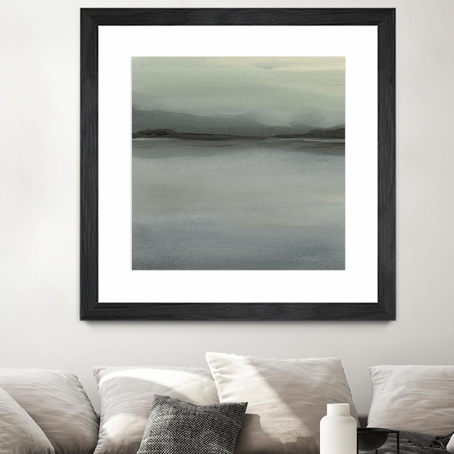 Abstract Horizon VI by Ethan Harper on GIANT ART - blue abstract