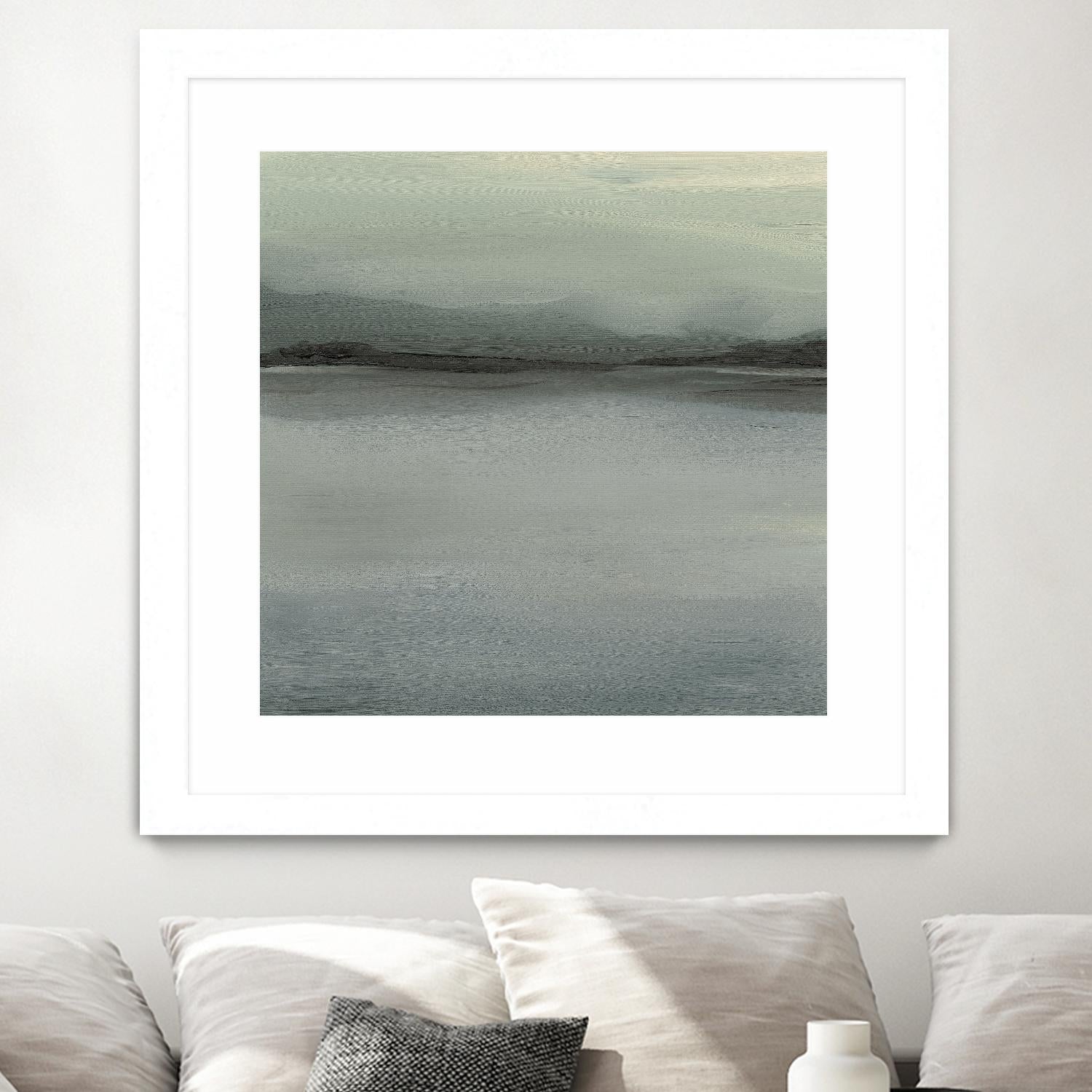 Abstract Horizon VI by Ethan Harper on GIANT ART - blue abstract