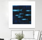 School II by Norman Wyatt on GIANT ART - blue abstract