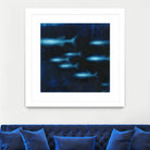 School II by Norman Wyatt on GIANT ART - blue abstract