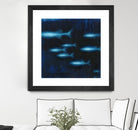 School II by Norman Wyatt on GIANT ART - blue abstract