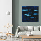 School II by Norman Wyatt on GIANT ART - blue abstract