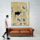 Nickels & Dimes III by Natalie Avondet on GIANT ART - yellow abstract