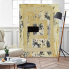 Nickels & Dimes III by Natalie Avondet on GIANT ART - yellow abstract