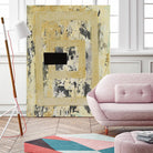 Nickels & Dimes III by Natalie Avondet on GIANT ART - yellow abstract