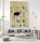 Nickels & Dimes III by Natalie Avondet on GIANT ART - yellow abstract