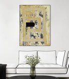 Nickels & Dimes III by Natalie Avondet on GIANT ART - yellow abstract