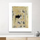 Nickels & Dimes III by Natalie Avondet on GIANT ART - yellow abstract