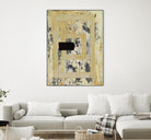 Nickels & Dimes III by Natalie Avondet on GIANT ART - yellow abstract
