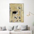 Nickels & Dimes III by Natalie Avondet on GIANT ART - yellow abstract