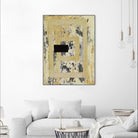 Nickels & Dimes III by Natalie Avondet on GIANT ART - yellow abstract