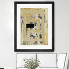 Nickels & Dimes III by Natalie Avondet on GIANT ART - yellow abstract