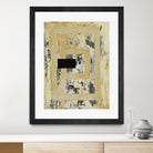 Nickels & Dimes III by Natalie Avondet on GIANT ART - yellow abstract