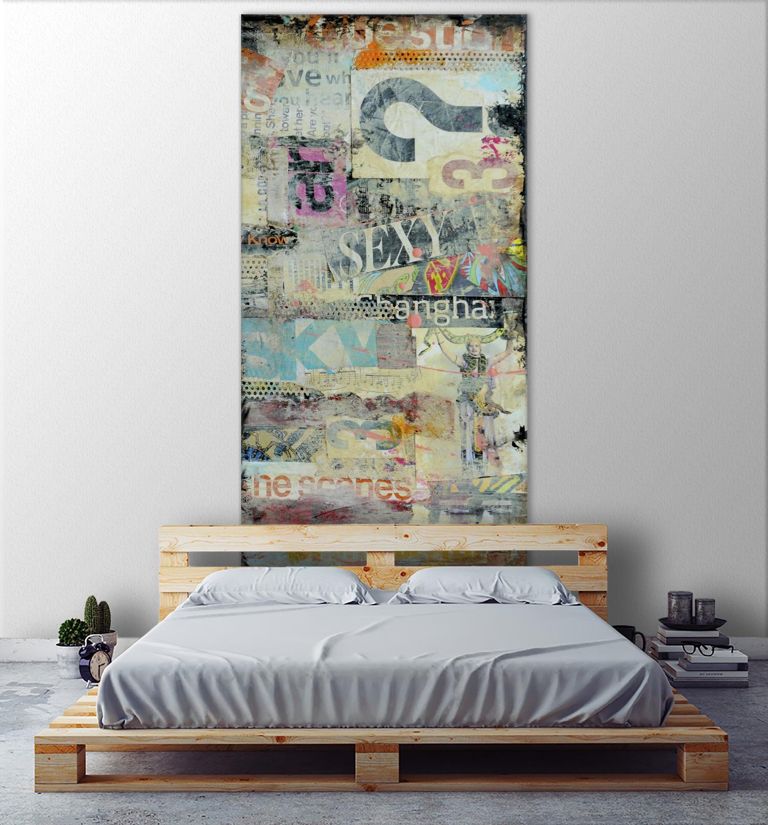 In the Mix II by Erin Ashley on GIANT ART - orange abstract