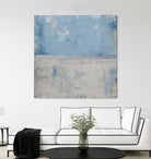 Silver Aura by Erin Ashley on GIANT ART - blue abstract