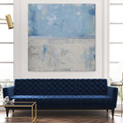 Silver Aura by Erin Ashley on GIANT ART - blue abstract