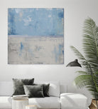Silver Aura by Erin Ashley on GIANT ART - blue abstract