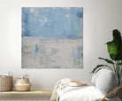 Silver Aura by Erin Ashley on GIANT ART - blue abstract