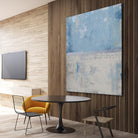 Silver Aura by Erin Ashley on GIANT ART - blue abstract