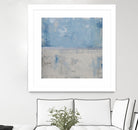 Silver Aura by Erin Ashley on GIANT ART - blue abstract