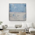 Silver Aura by Erin Ashley on GIANT ART - blue abstract
