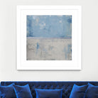 Silver Aura by Erin Ashley on GIANT ART - blue abstract