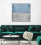 Silver Aura by Erin Ashley on GIANT ART - blue abstract