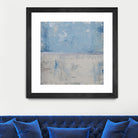 Silver Aura by Erin Ashley on GIANT ART - blue abstract