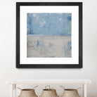 Silver Aura by Erin Ashley on GIANT ART - blue abstract