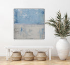 Silver Aura by Erin Ashley on GIANT ART - blue abstract