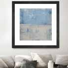 Silver Aura by Erin Ashley on GIANT ART - blue abstract