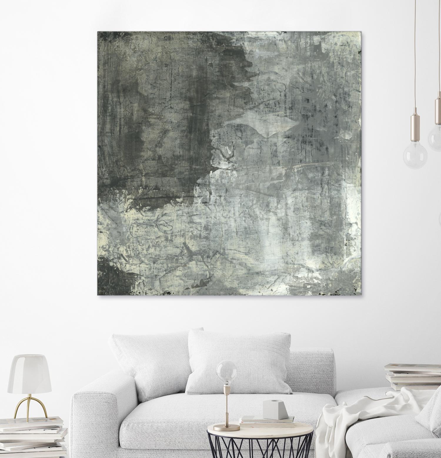 Gray Abstract II by Elena Ray on GIANT ART - black abstract